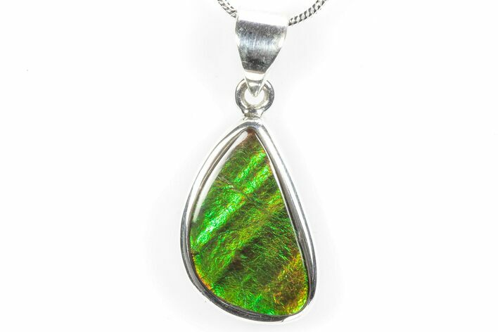 Stunning Ammolite Pendant (Necklace) - Sterling Silver #278414